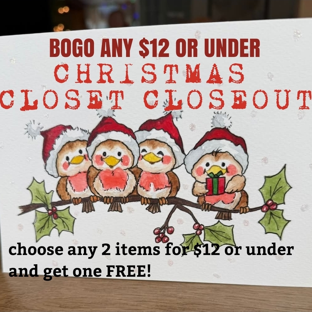 BOGO CHRISTMAS CLOSET CLOSEOUT